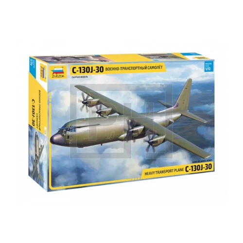 Zvezda C-130J-30 repülőgép modell - 1:72