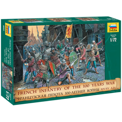 Zvezda francia gyalogság (100 éves háború) - 1:72
