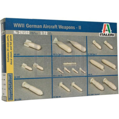 Italeri - WWII german Aircraft Weapons II. Bombs Version