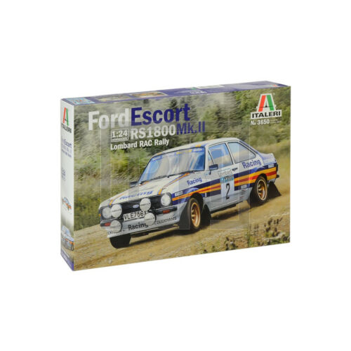 Italeri Ford Escort RS 1800 Mk. II Lombard RAC Rally autó modell - 1:24