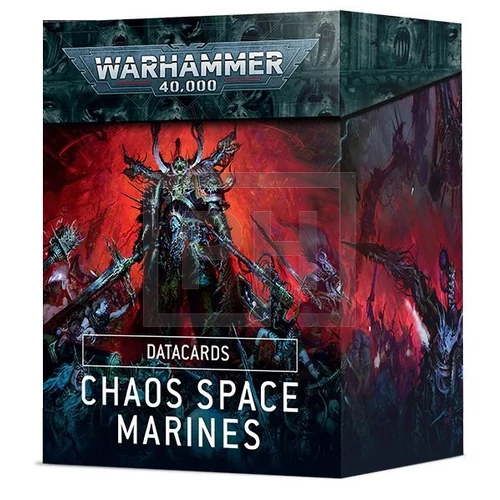 Warhammer 40k: Chaos Space Marines (ENG) - Datacards - kártya