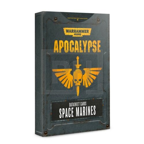 WARHAMMER 40K - Apocalypse DataCards: Space Marines