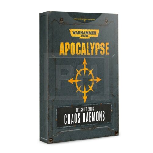 WARHAMMER 40K - Apocalypse DataCards: Chaos Daemons