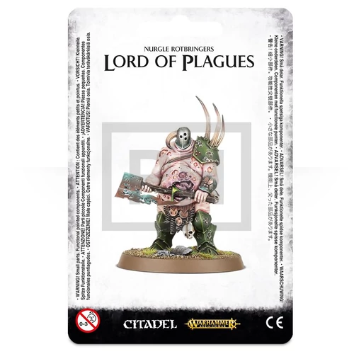 WARHAMMER AoS - Nurgle Rotbringers Lord of Plagues - Figura