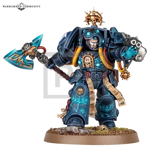 WARHAMMER 40K - Space Marines: Librarian in terminator armour - Figura