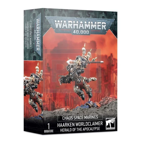 WARHAMMER 40K - Chaos Space Marines: Haarken Worldclaimer, Herald of the Apocalypse - Figura