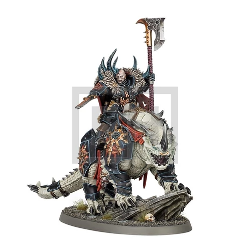 WARHAMMER AoS - Slaves to Darkness: Chaos Lord on Karkadrak - HQ Figurák