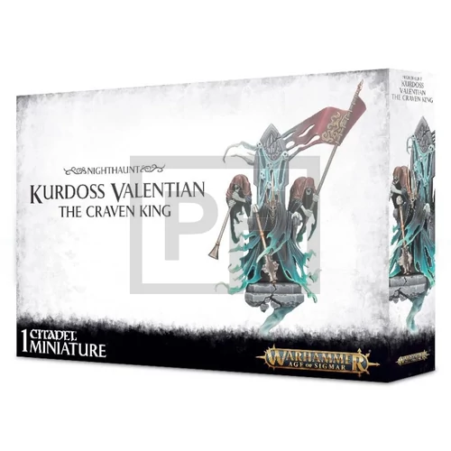 WARHAMMER AoS - Nighthaunt Kurdoss Valentian The Craven King - Figura