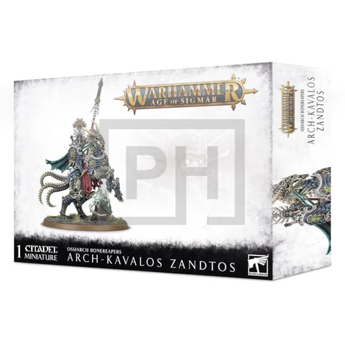 WARHAMMER AoS - Ossiarch Bonereapers Arch - Kavalos Zandtos - HQ Figura