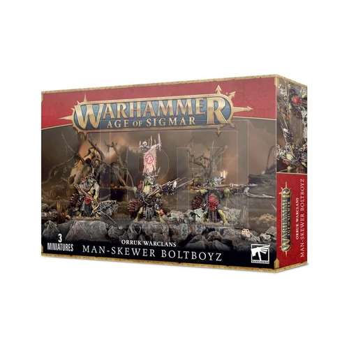 WARHAMMER AoS - ORRUK WARCLANS: MAN-SKEWER BOLTBOYZ - FIGURÁK