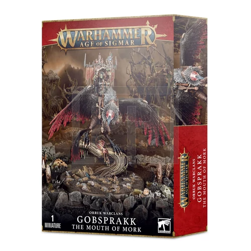 WARHAMMER AoS - ORRUK WARCLANS: GOBSPRAKK THE MOUTH OF MORK - FIGURA