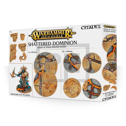 WARHAMMER AoS - Shattered Dominion 40 & 65mm Round Bases -  Talpazat