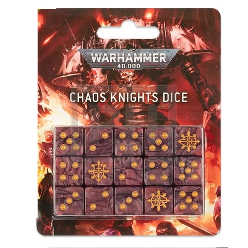 WARHAMMER 40K - Chaos Knights Set - Dobókockák