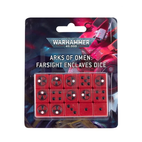 Warhammer 40K - Arks of Omen: Farsight Enclaves Dice Set - dobókocka