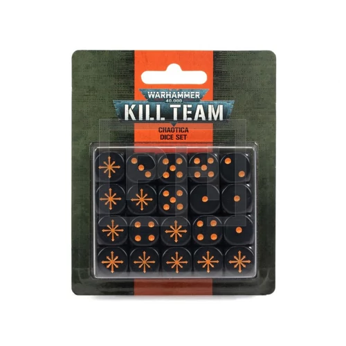 WARHAMMER 40K - KILL TEAM: CHAOTICA DICE SET