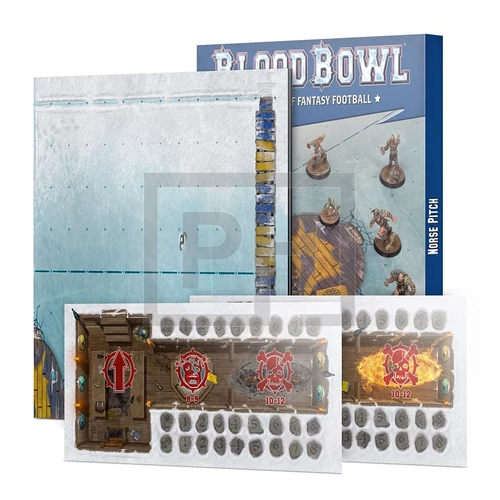 Warhammer BLOOD BOWL: NORSE PITCH & DUGOUTS