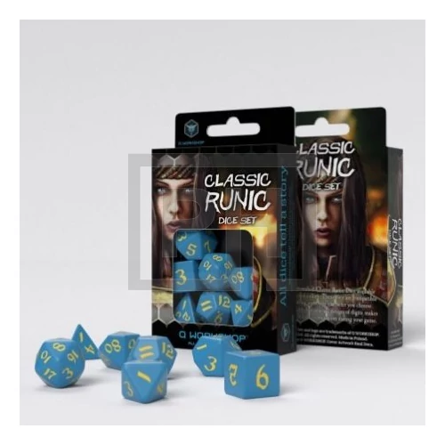 Classic Runic Blue/Yellow Kék/Sárga (7 db-os szett) Dobókocka