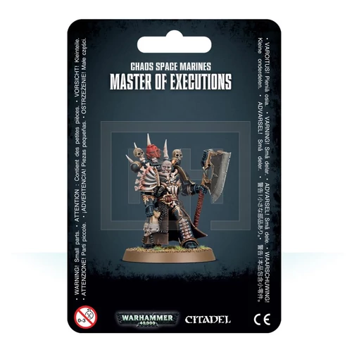 WARHAMMER 40K - Chaos Space Marines: Master of Executions - Figura