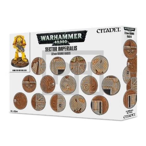 Warhammer 40K: SECTOR IMPERIALIS: 32MM ROUND BASES - Talpazat