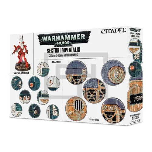 WARHAMMER 40K - Sector Imperialis: 25 & 40mm round bases - Talpazat