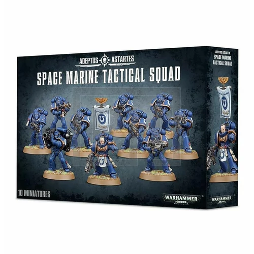 WARHAMMER 40K - Space Marines: Tactical Squad - Figurák