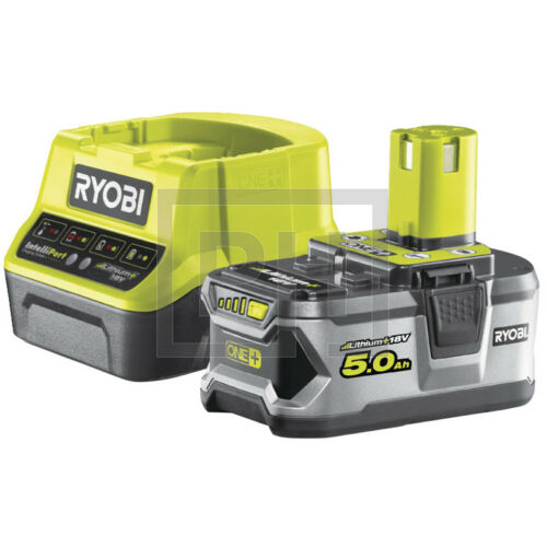 Ryobi RC18120-150 18V, 5.0Ah lithium+ akku és kompakt töltő